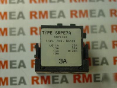 New ge spectra SRPE7A3; 3 amp rating plug - no box