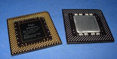 New intel pentium 233 mmx FV80503233 gold pga 