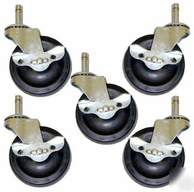 Office Chairs Wheels on Rubber Ball Bearing Office Chair Caster Wheel Tire