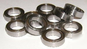 10 miniature bearing 6MM x 10MM x 3 stainless bearings
