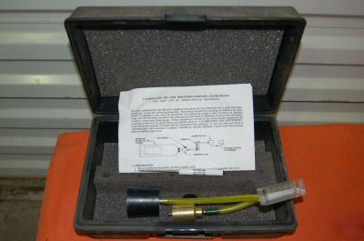 Gastech gas tech calibration kit #81-0203C