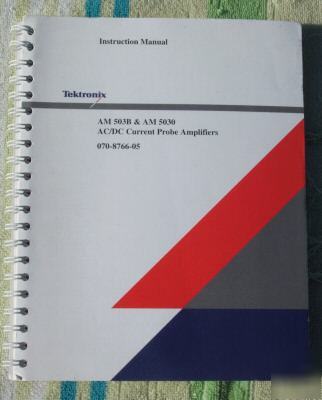 Tek am-503B AM503B / AM5030 original instruction manual