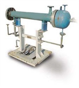 Used: chemineer inc single pass tube heat exchanger, 35