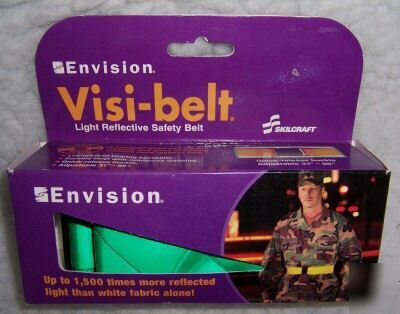  envision visi-belt light reflective safety belt