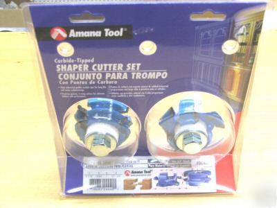 New amana tool stile & rail shaper cutters--- in pack