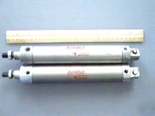 2 bimba air cylinders 176-dp 1-1/2