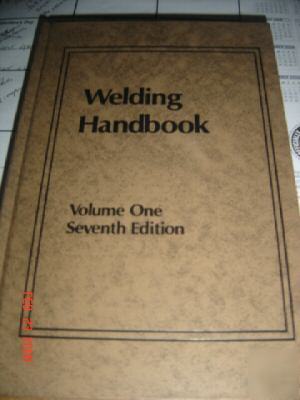 Aws welding handbook complete 7TH edition set