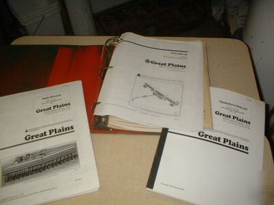 Great plains operator's parts manual (s) drill drills