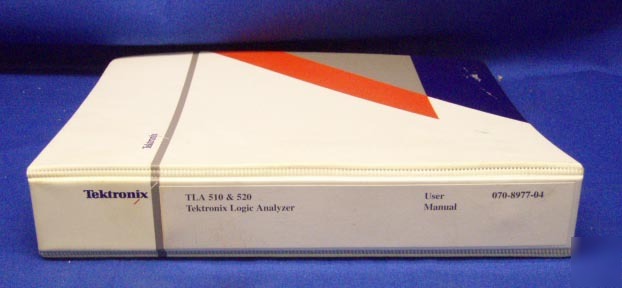 Tektronix tla 510 & 520 logic analyzer user manual