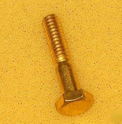 5 ea. brass screws / bolts 1/4-20 x 1-1/4