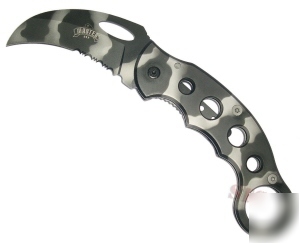 Karambit knife extreme urban titanium camo CK32C knive