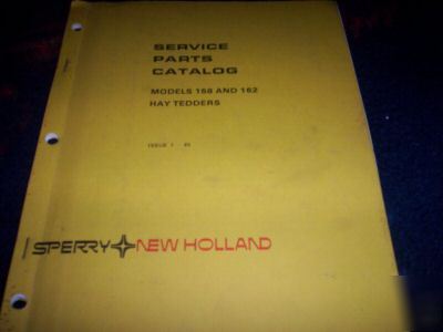 New holland 158-162 hay tedders service parts catalog