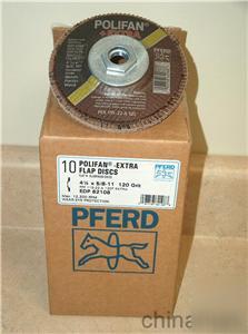 10 pferd grinding flap disc polifan extra 4 1/2X5/8 120