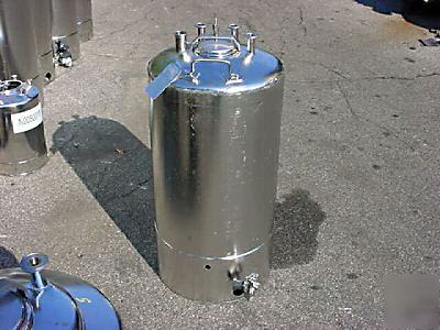 100 liter 316 stainless steel 35 inch pressure tank 