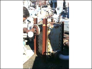 30 sq ft vicarb block heat exchanger,150# - 16078