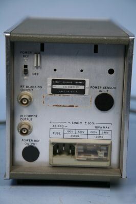 Hewlett packard 435A power meter w/ 8484A power sensor