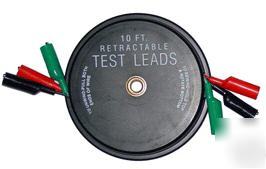 Kastar retractable test leads 3 leads x 10 feet KAS1129