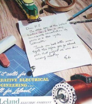 Leland electric co-electrical engineering -6 1945 ads