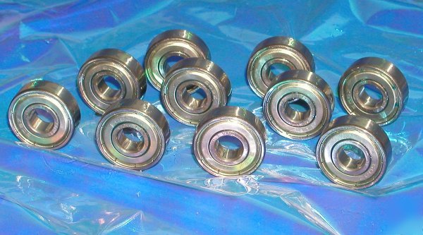 10 bearing 608-2Z 8X22X7 shielded 608Z ball bearings