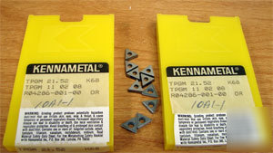 20 pc kennametal tpgm 21.52 K68 insert