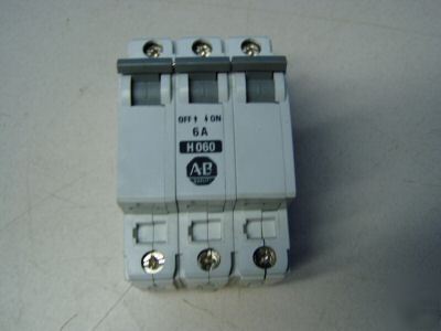 Allen bradley 6A 3P circuit breaker m/n: 1492-CB3 H060