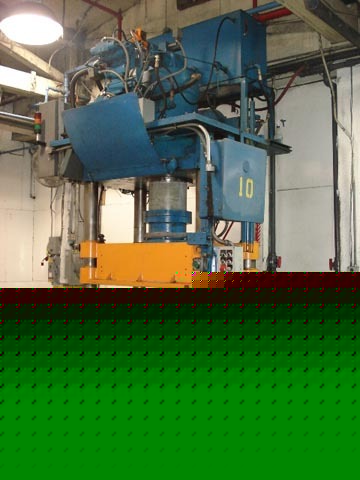 Lawton 200 ton 4-post hydraulic press