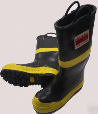 Servus 1492 rubber firefighting boot 11.5-wide