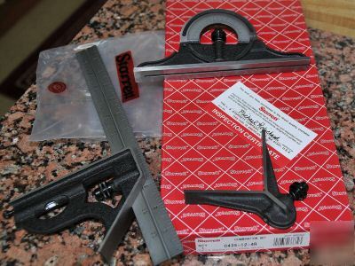 Starrett combination square set 12