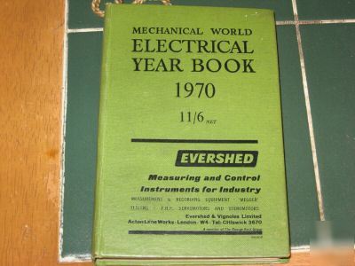 Vintage 'mechanical world' electrical yearbook 1970
