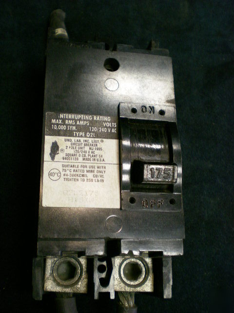 Square d circuit breaker Q2L series