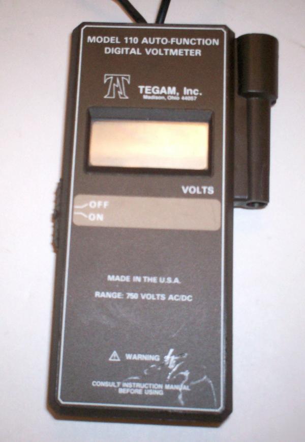 Tegam digital voltmeter voltage tester ac & dc meter