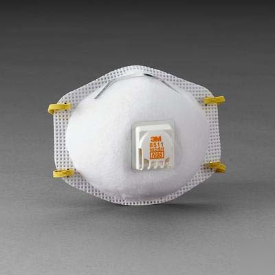 3M 7185/8511/8211 N95 (80 safety respirator face masks)