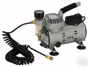 30 psi, 2 cfm air brush compressor with regulator 