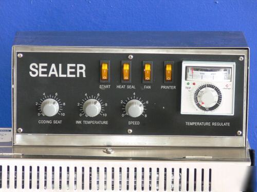 Apolo S900 - continuous horizontal band sealer +coder 