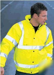 Hurricane bomber jacket hi-viz yellow xx-large EN471 