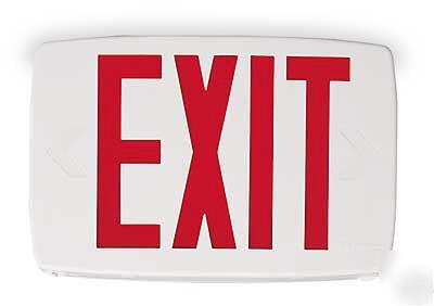 Led exit sign, lithonia lqm s w 3 r 120/277 M6, n.i.b.