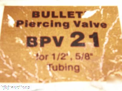 2 supco bullet piercing valve BPV21 