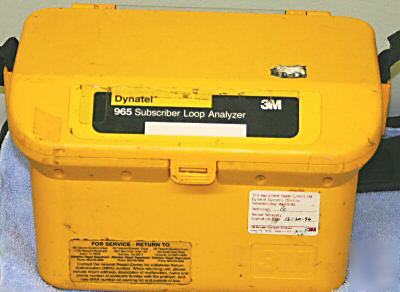 3M dynatel 965 subscriber loop analyzer test set *