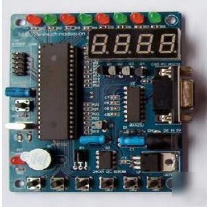 8051 series mcu learning board, infra-red, 7-seg led,sw