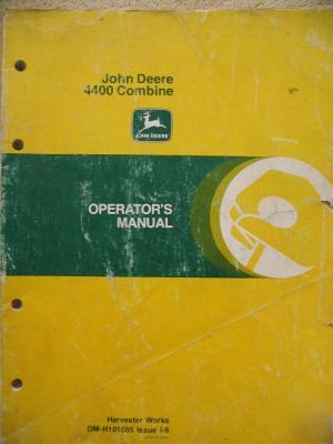 John deere 4400 combine operator manual