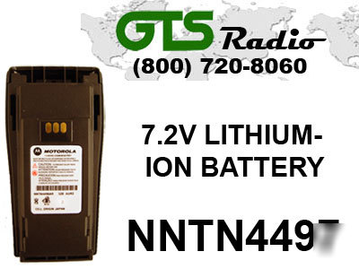 Motorola NNTN4497 lithium ion battery for PR400