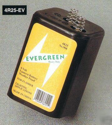 New 6V lantern battery heavy duty spring terminal brand 