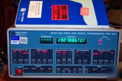 Tautron S5104 DS1 DS1C DS2 digital transmission testset