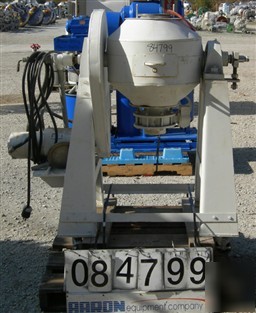 Used: paul o abbe double cone dryer, 1.1 cu ft working