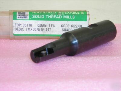  single flute indexable thread mill holder edp#85116