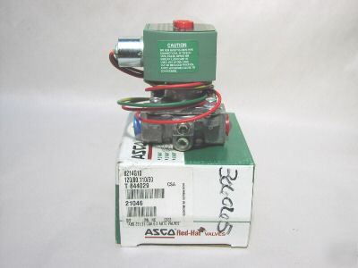 New asco 8214G10 n.c. fuel gas solenoid valve 3/8 npt 