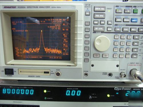 Advantest R3265A 100HZ to 8GHZ spectrum analyzer