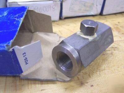 Detrol stainless steel directional / check valves