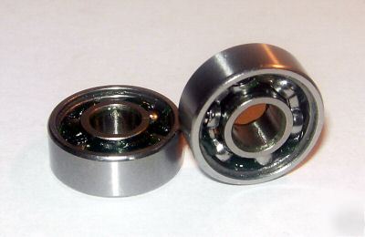 New (10) 1602 open ball bearings, 1/4 x 11/16 x 1/4