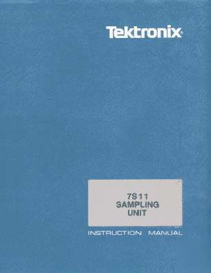 Tek 7S11 svc/op manual in 2 res with textsearch +extras